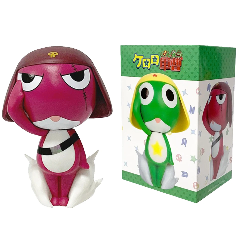 Keroro Gunso Anime Figuras Humanoides 11 cm - Sargento Privado Segunda Clase Corporal Lindo PVC Decoración de Escritorio Juguete Coleccionable