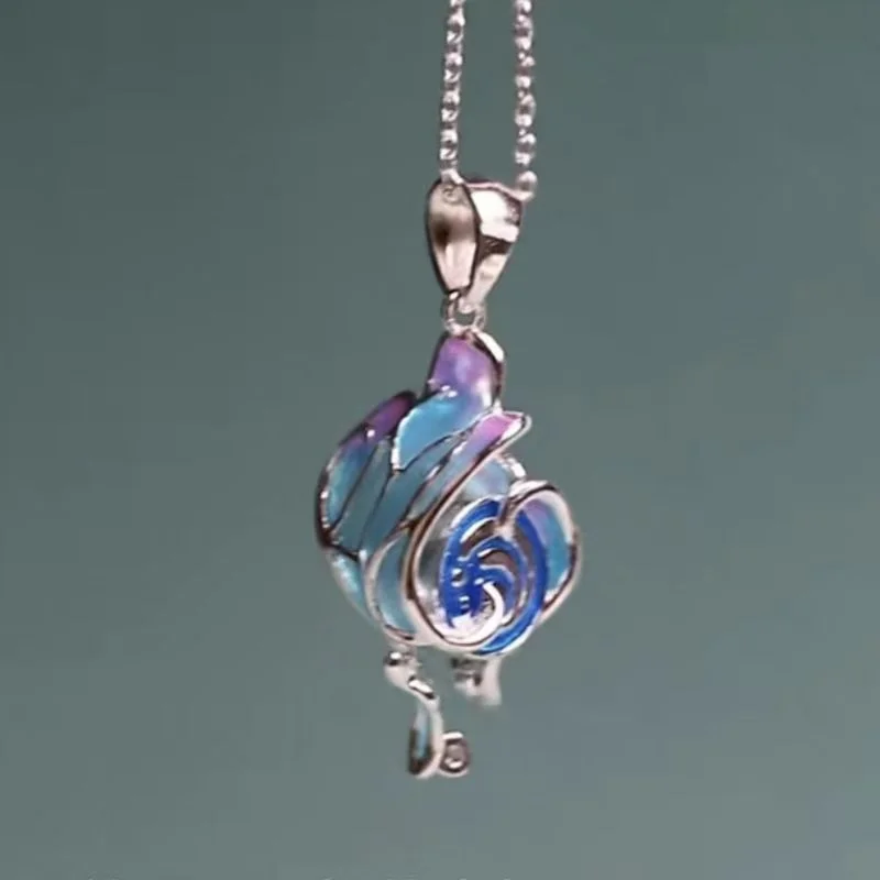 Genshin Impact Hydroculus Pretty Necklace Artistic Luxury Trendy Fashion Jewelry Hot Selling Props Popular Fan Merchandise