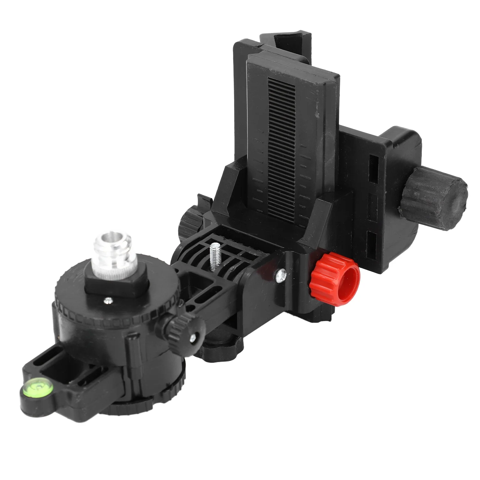 Fine Tuning Bracket Level Adapter 360 Degree Adjustable Support L Shape Pivoting Base with Clip Wall Ceiling Mounted