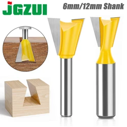 1Pcs 6mm 12mm Shank Dovetail Joint Router Bits Set Dovetail Joint Router Bits Set 14 Degree Milling Cutter For Wood