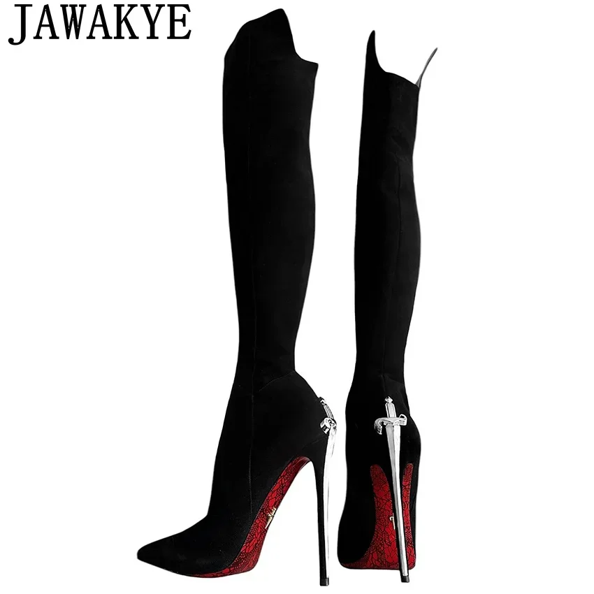 Sexy Hot Koop Super Dunne Hoge Hakken Schoenen Puntige Teen Gladiator Stiletto Vrouwen Zomer Fashion Week Jurk Schoenen zapatillas mujer