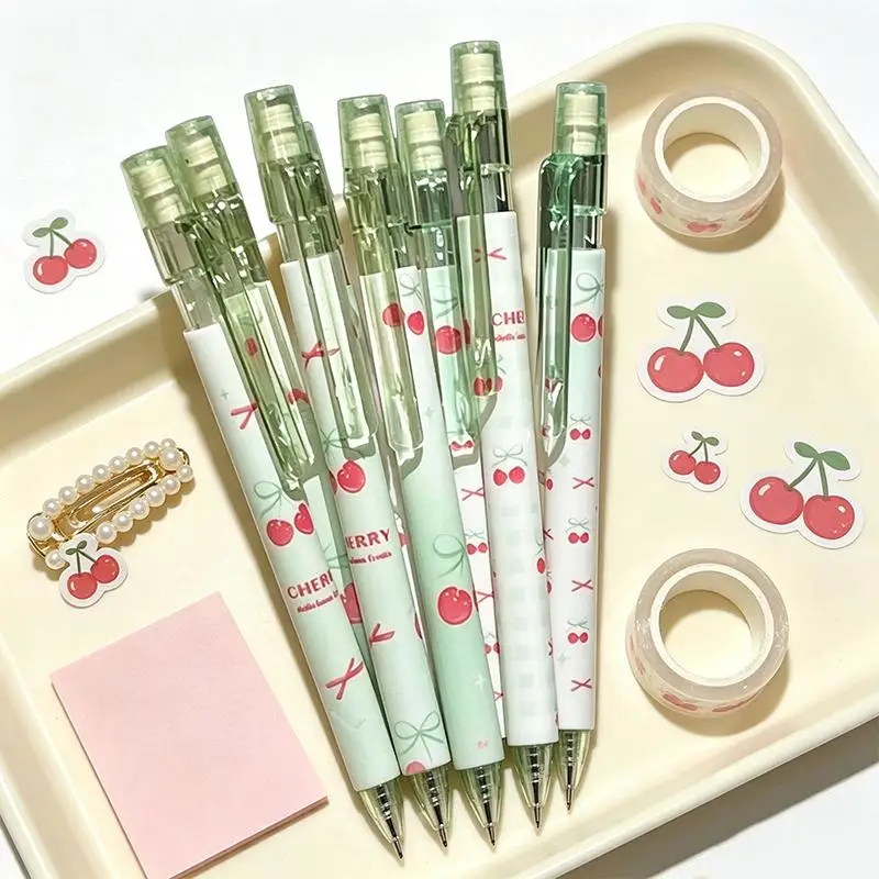 0.5mm Mechanical Pencil Set 4Pcs with Built-in Erasers Smooth Erasable Automatic Pencils for Kids Writing Drawing