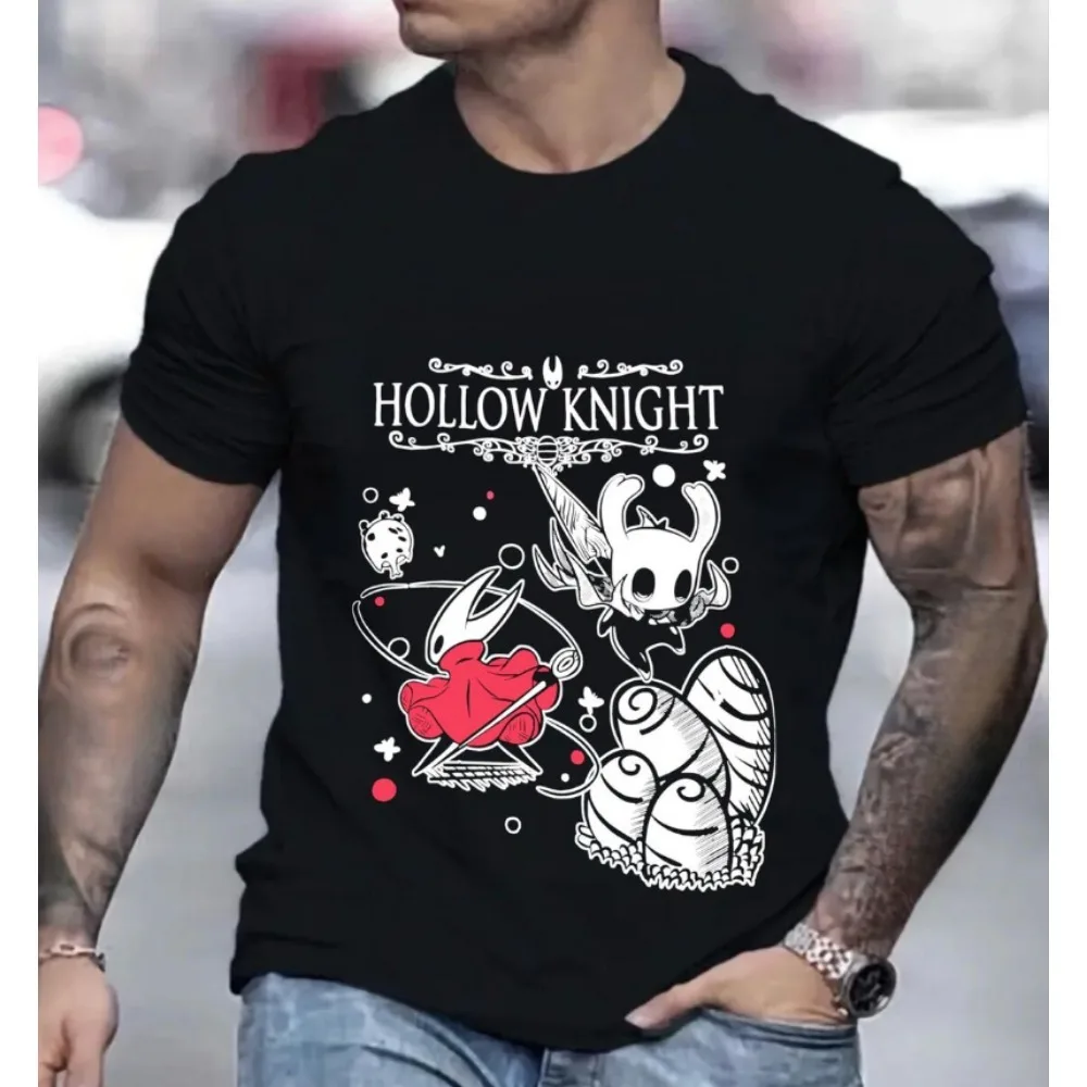 

Hollow Knight Tee Merch T-shirts Cosplay Women Men Fashion Casual Crewneck Clothing Short Sleeve Streetwear T-shirt Gift