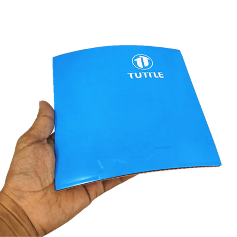 Tuttle National V Table Tennis Rubber with 2.2mm Orange Sponge, Professional Ping Pong Racket Covering  ITTF Listed 96-001