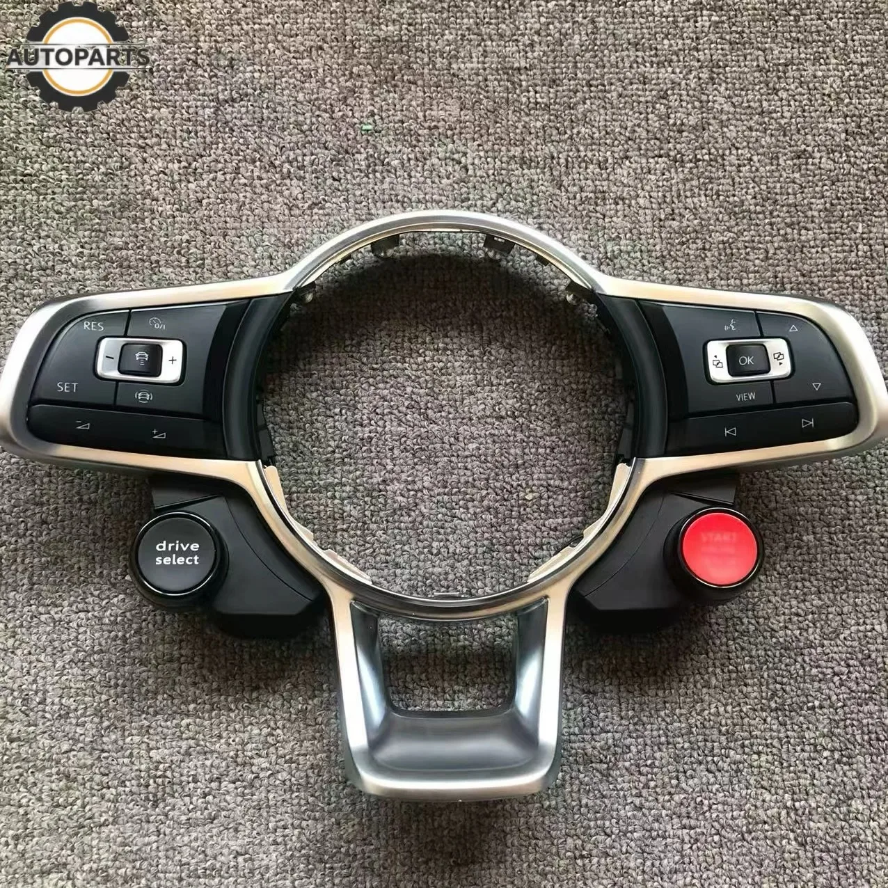 Multifunction Steering Wheel Control Buttons with Trim Frame for VW Golf 7 MK7 RLINE GTI Passat B8 Tiguan MK2 5G0959442AE AD N M
