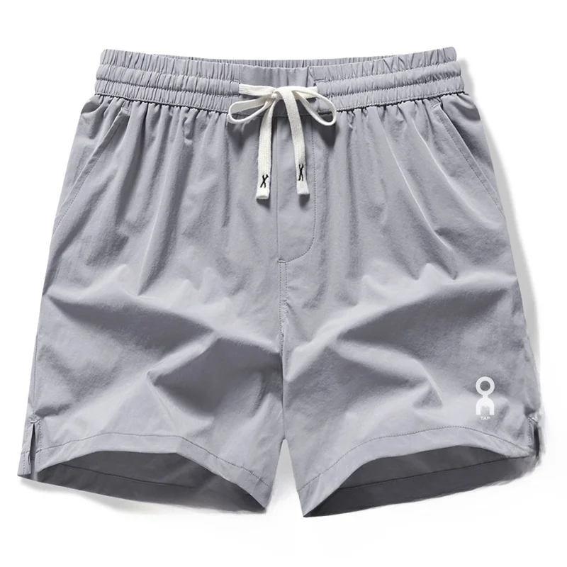 outdoor-sports-shorts-quick-dry-ice-silk-men's-five-quarter-pants-fitness-training-running-basketball-summer-beachwear