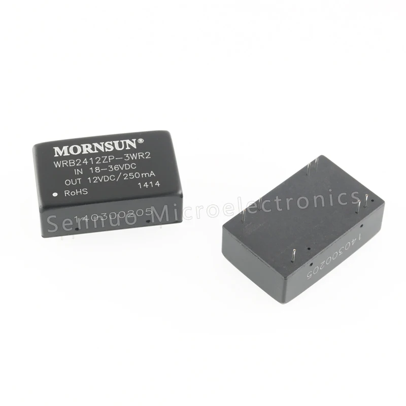 1Pcs WRB2412ZP-3WR2 ISOLATED MODULE DC DC CONVERTER Isolated Module DC DC Converter 1 Output 12V 250mA 18V - 36V Input