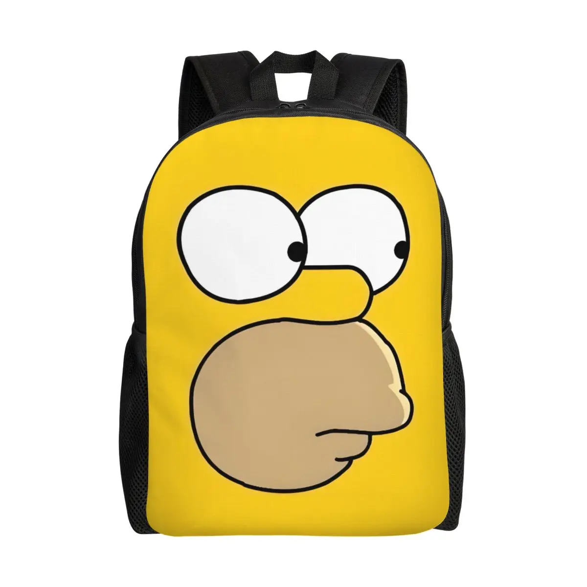 

Custom The Simpsons Laptop Backpack Women Men Casual Bookbag for College School Student Bag