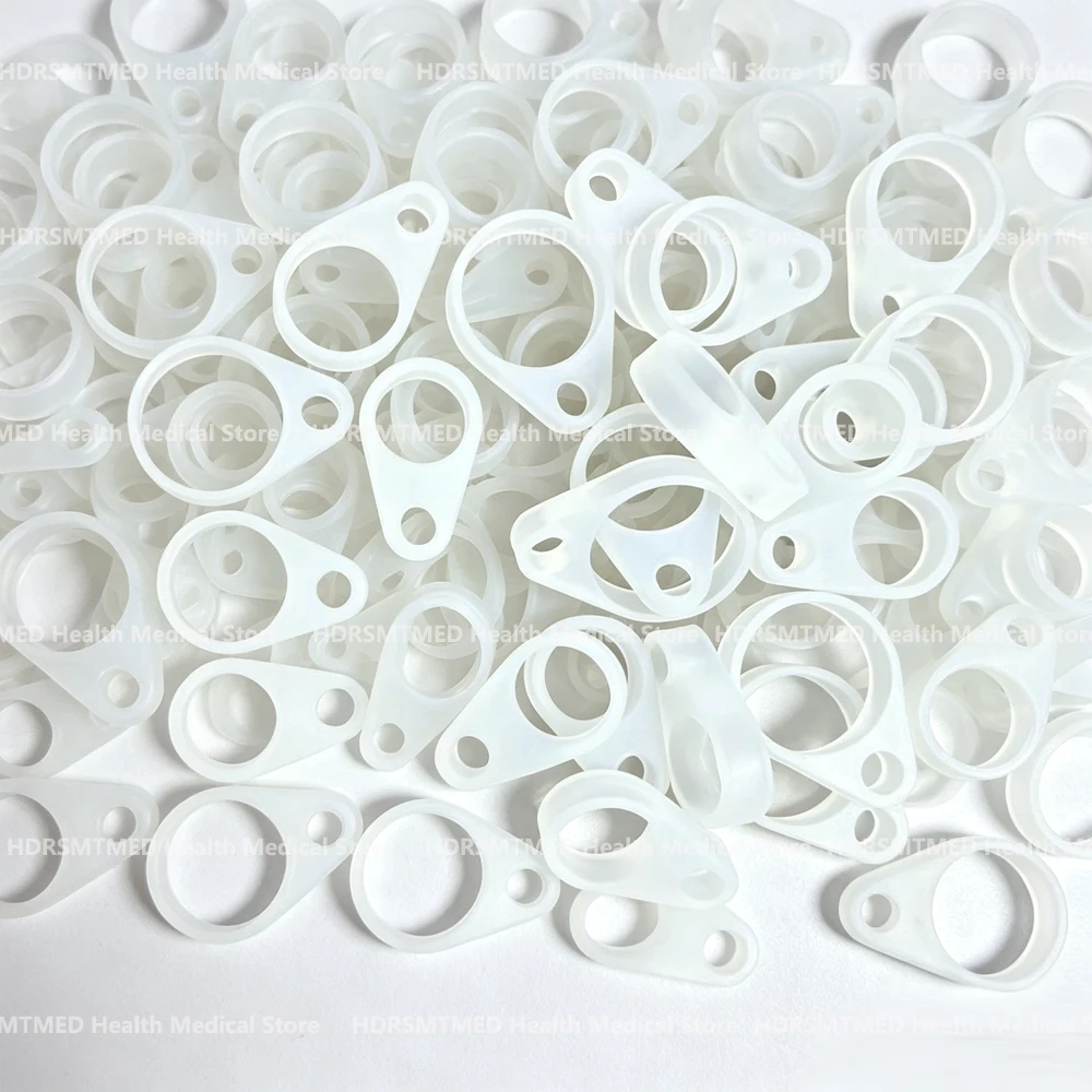10-100pcs Hearing Aid Anti Lost Lanyard Silicone BTE Hearing Aid Clip Adaptor Replacement Accessories for Elderly Children Kid