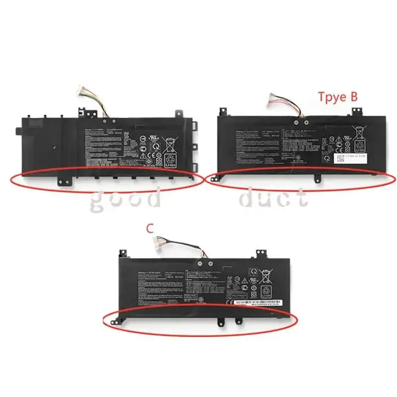 C21N1818 B21N1818  32WH Laptop Battery For Asus VivoBook 15 F512FA F512DA F512JA X512DA X512JA F512FB F512FJ X512FJ X512FL X512J