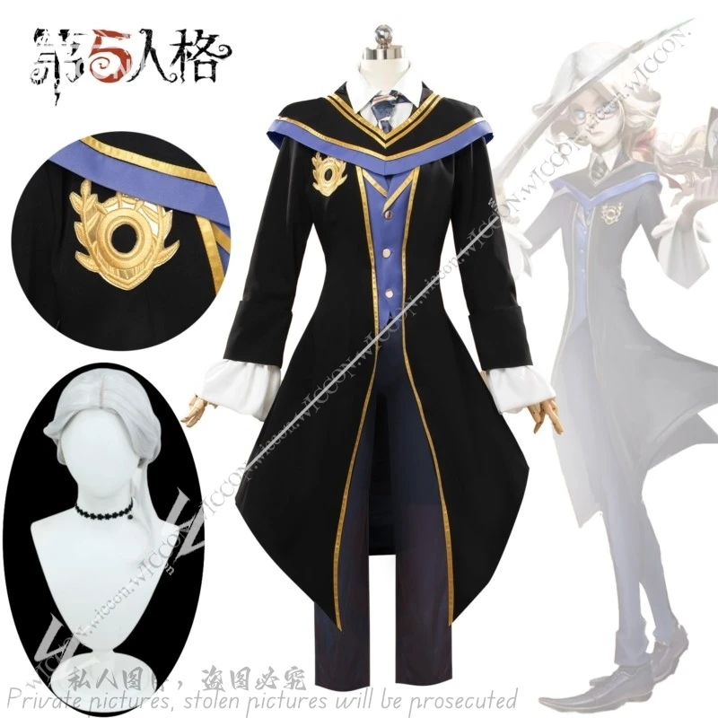 Identity V Game Cosplay Joseph Desaulniers Supervisor Ivory Tower Joseph Photographer Tyrant Comic-Con School Uniform Joseph Set