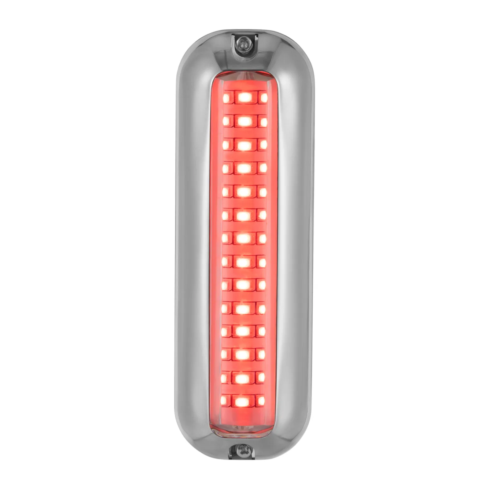 

1500LM 42LED Waterproof Trim Ring Boat LED Underwater Light Clear Lens Pontoon Marine Boat Transom Red