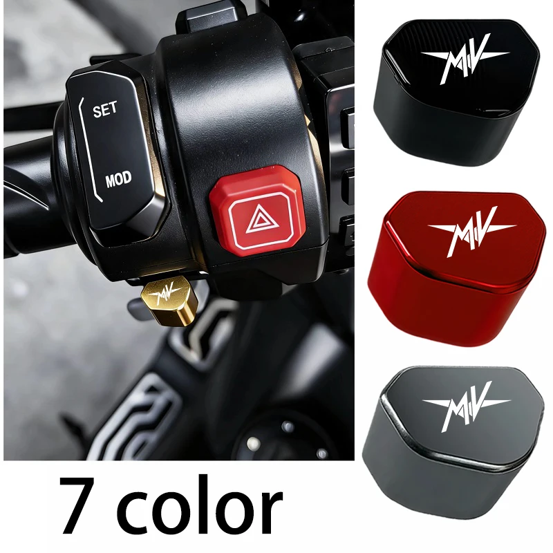 

Mototcycle CNC Switch Button Turn Signal Switch Key cap Fit For MV Agusta F3 675 800 Brutale 800 1000 Turismo Veloce RC Aluminum