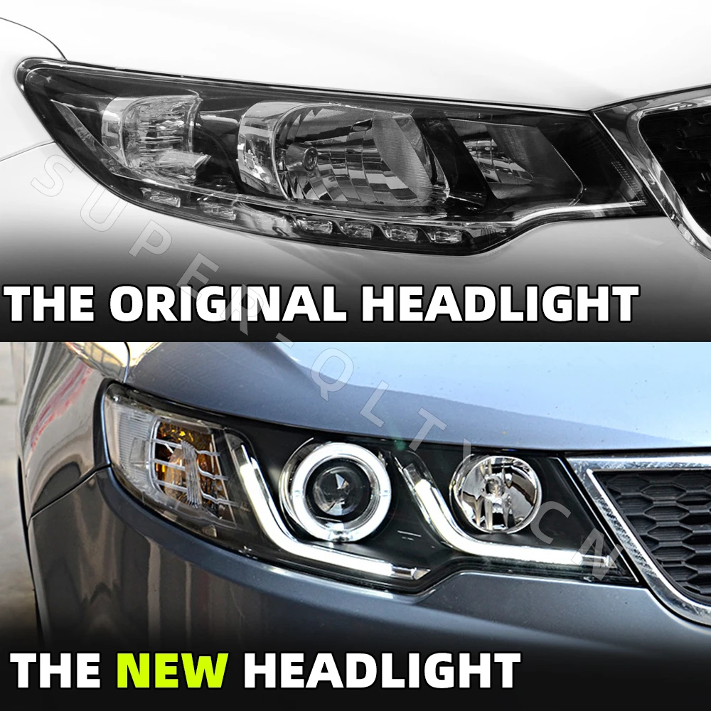 Car light,headlights for 2009-2013 FORTE/cerato KIA, suitable for the whole series.