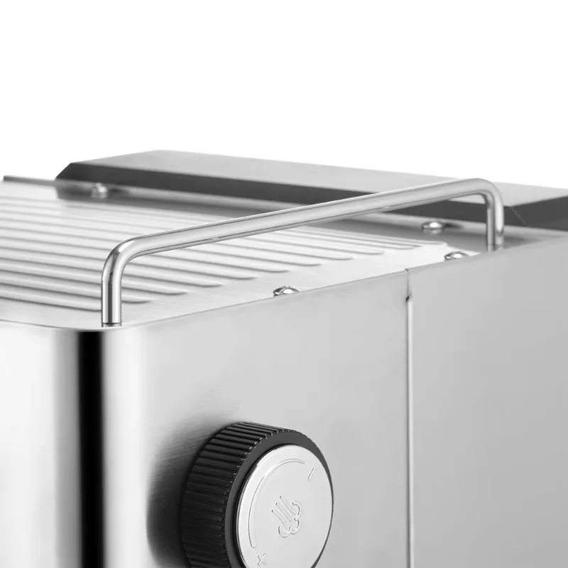 آلة شديدة التحمل مصنوعة من الفولاذ المقاوم للصدأ ونظام تسخين مزدوج ماكينة قهوة اسبريسو محلية الصنع #5