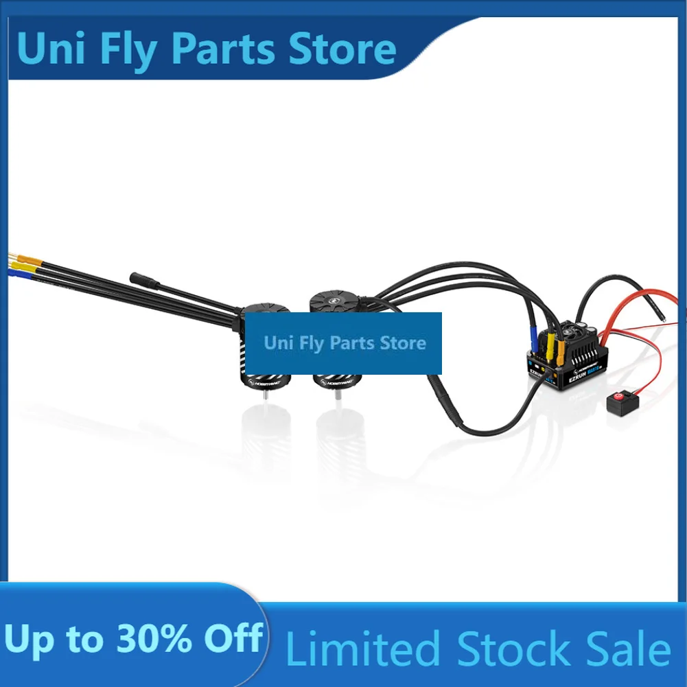 Hobbywing EzRun MAX10 G2 80A/140A Waterproof Brushless ESC with 3652/3665 G3 Turbo Inductive Brushless Motor RC for 1/10 R