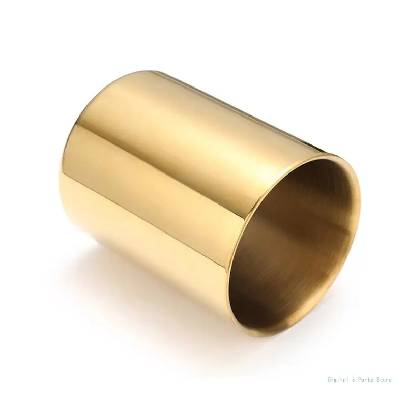 Imagem -04 - Porta-canetas M17f Caneta Dourado Vaso Metal Elegante Decoração Sala Aço Inoxidável