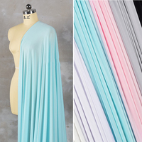 High Elasticity Knitted Fabric Stretch 75D Filament Ice Silk for Sewing Dance Yoga Clothes by Half Meter
