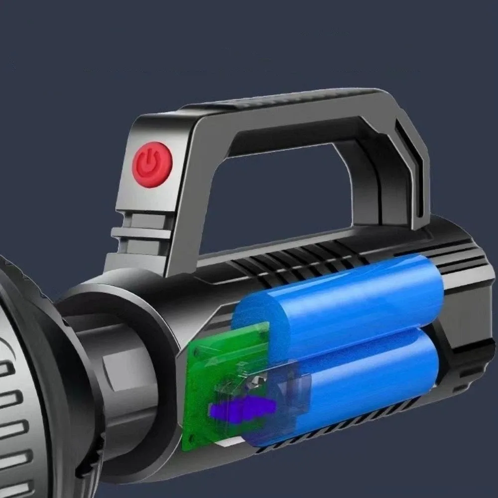 

High Power LED Flashlight Bright Long Range Emergency Flashlight USB Charging Portable Camping Lamp for Hiking Fishing