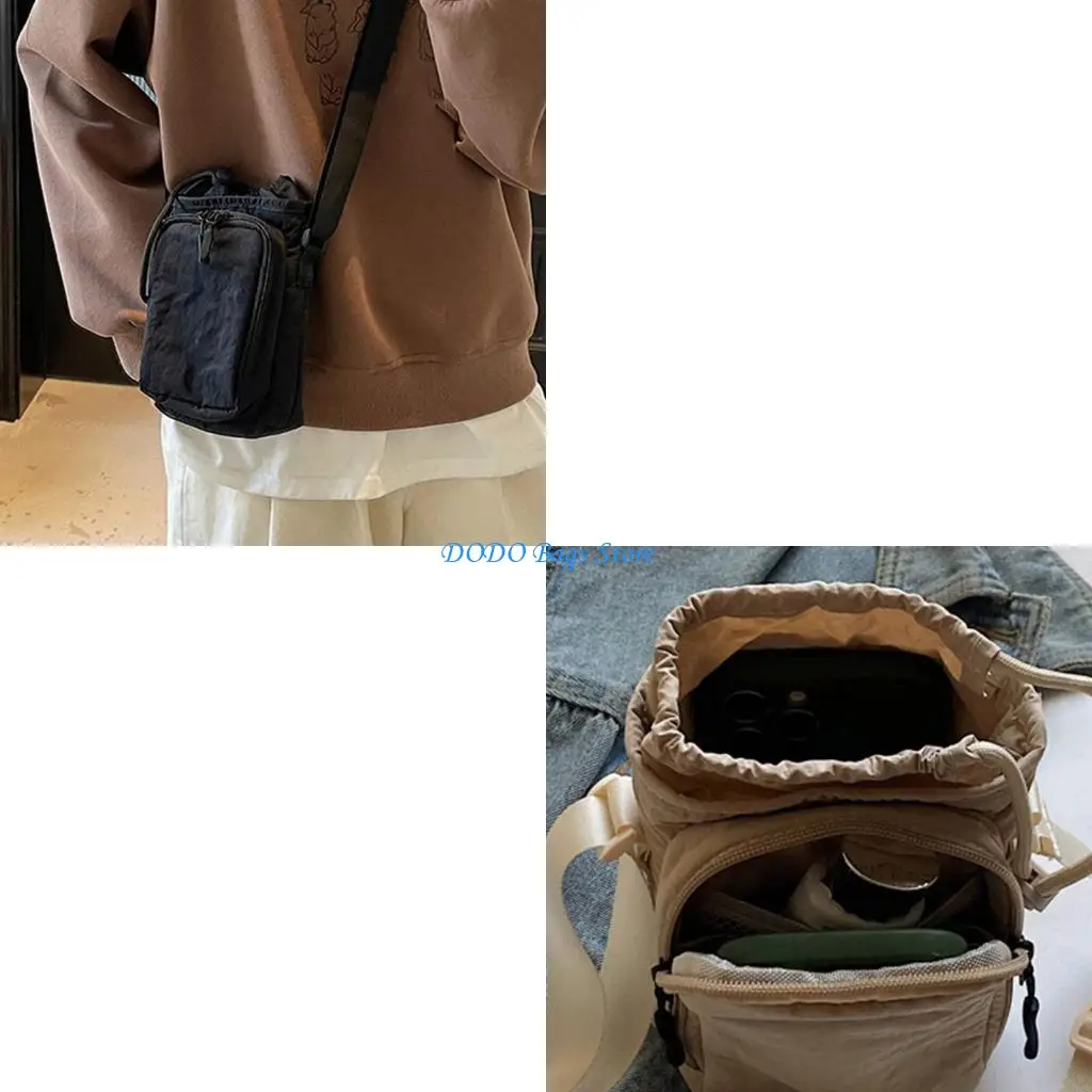 

Compact Canvas Shoulder Bag Crossbody Bags For Outdoor Adventures And Commuting