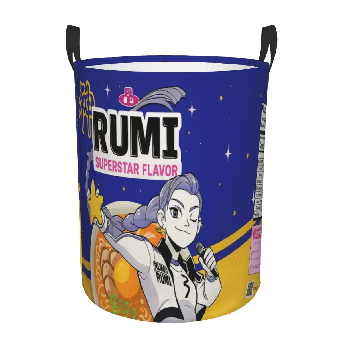 

Kpop Demon Hunters Ramen Rumi Blanket Storage Basket Box Organizer Bins for Nursery Room