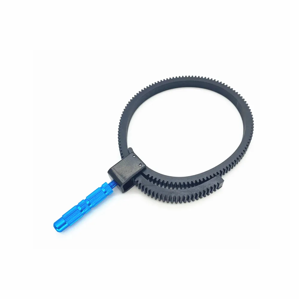 Adjustable Gear Driven Ring Belt for DSLR Video Follow Focus FF Rig 52mm to 86mm Lens