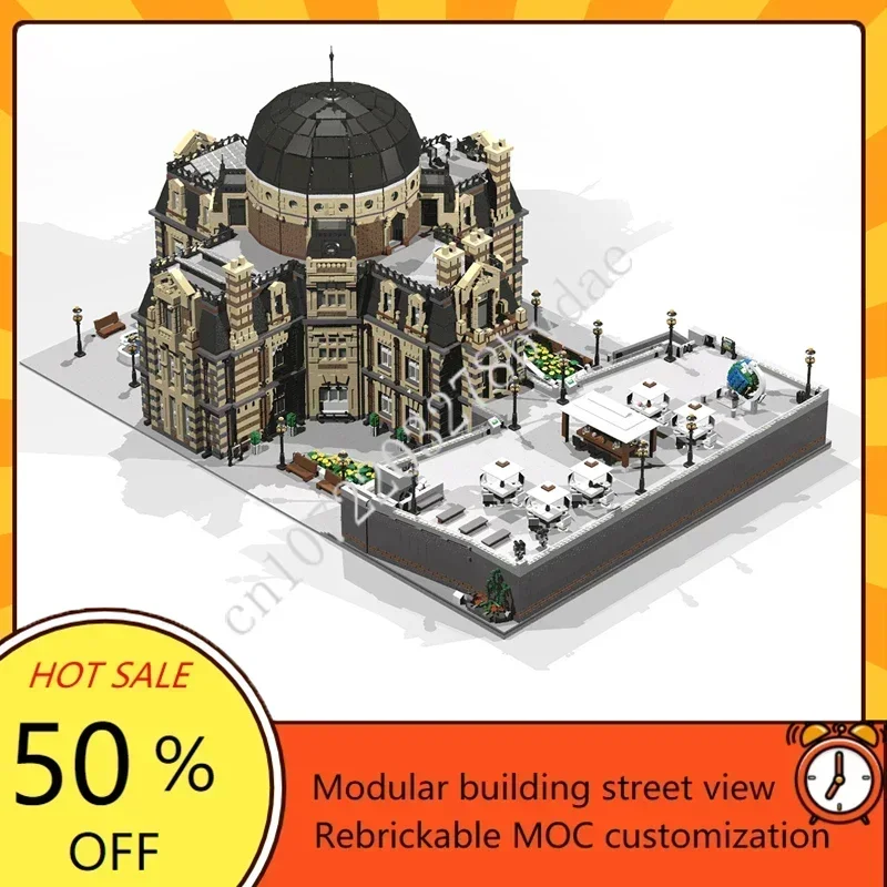 

29712PCS Greenwich Observatory Astronomy Centre Hot City MOC Creative StreetView Puzzle Christmas Assembly Model Toy Gift