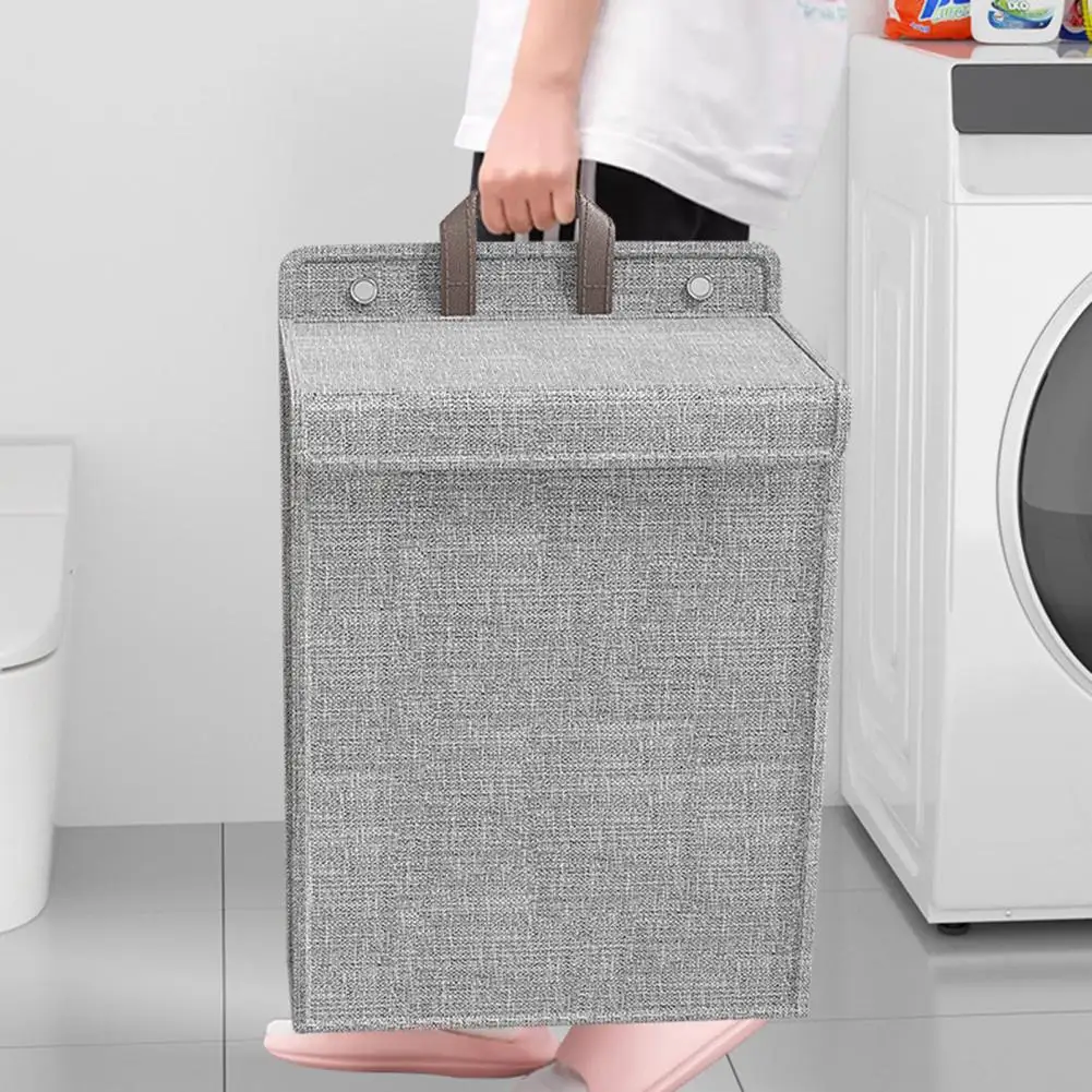 Dirty Clothes Basket Collapsible Laundry Basket Foldable Laundry Basket Wall Hanging Durable Storage Bin Space-saving Dirty