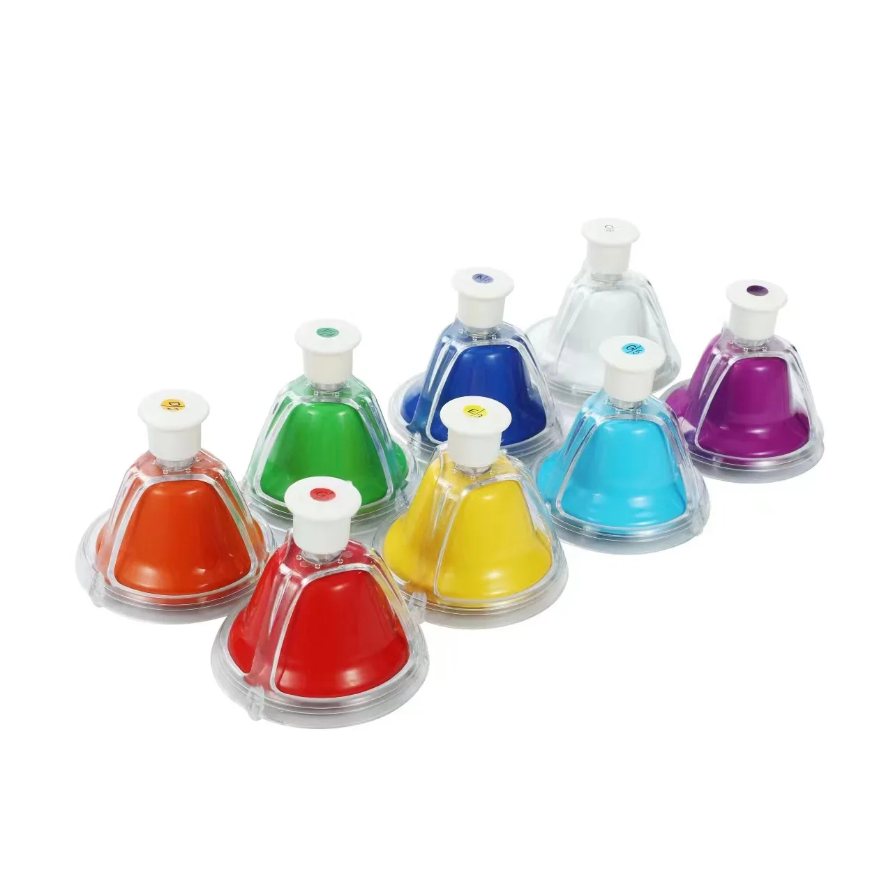 Orff Percussion Instrument Eight-Tone Transparent Bell Bassoon and Drum Type Available in 6