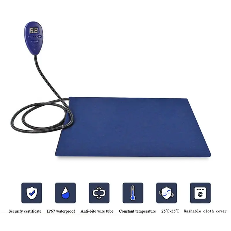 A95G Pet Heating Pad Cat Constant Temperature Electric Blanket 12V Low Voltage Pet Electric Heater For Dogs Bed EU Plug-C Durabl - view 4