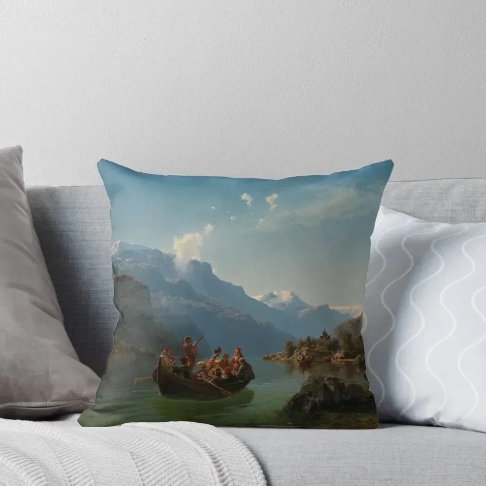 

Bridal journey in Hardanger Throw Pillow ornamental pillows Decorative Cushion Cover Bed pillowcases pillow