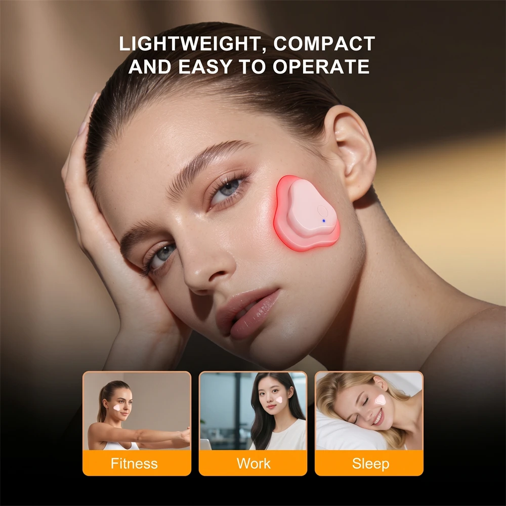 Wireless LED Acne Pimple Patch 6 Colors Light Therapy Targeted Spot Removal Beauty Device 90mAh Rechargeable Face Skin Care Tool