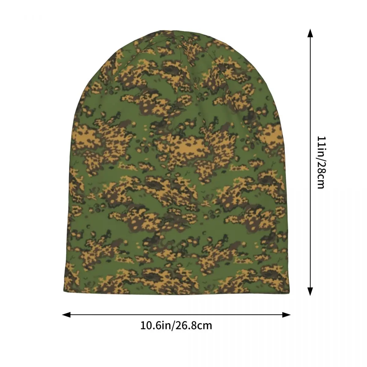 Russian Woodland Camouflage Bonnet Hats Vintage Ski Armys Militarys Camo Skullies Beanies Hat Men\'s Women\'s Thermal Elastic Cap