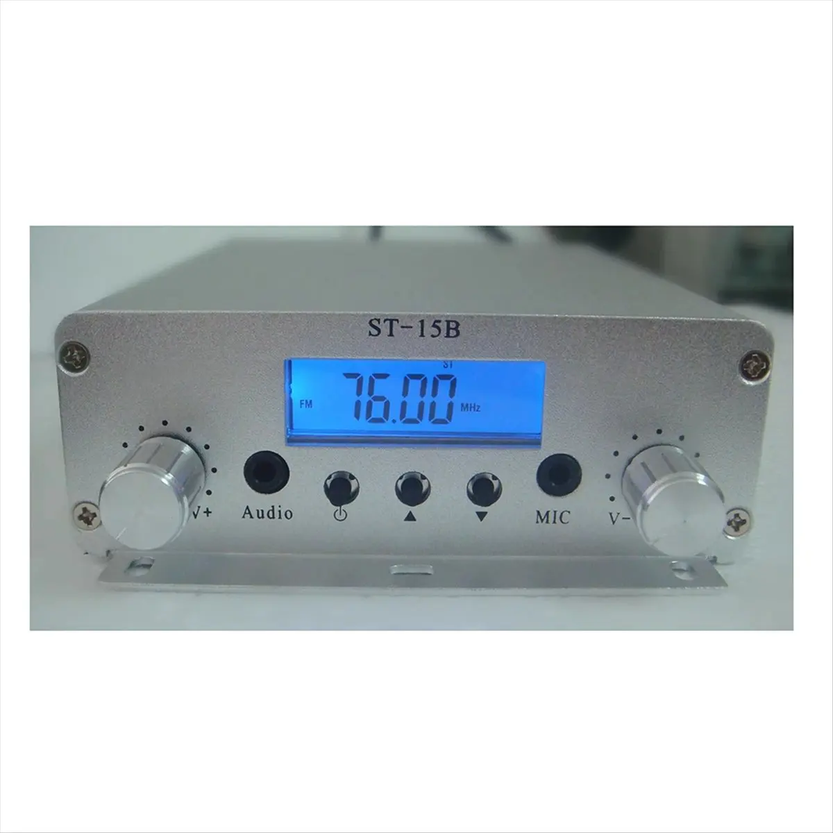 FM Transmitter Stereo 15W FM Radio 76-108Mhz BNC Multi-Functional Convenient Portable Practical Transmitter-ABFT