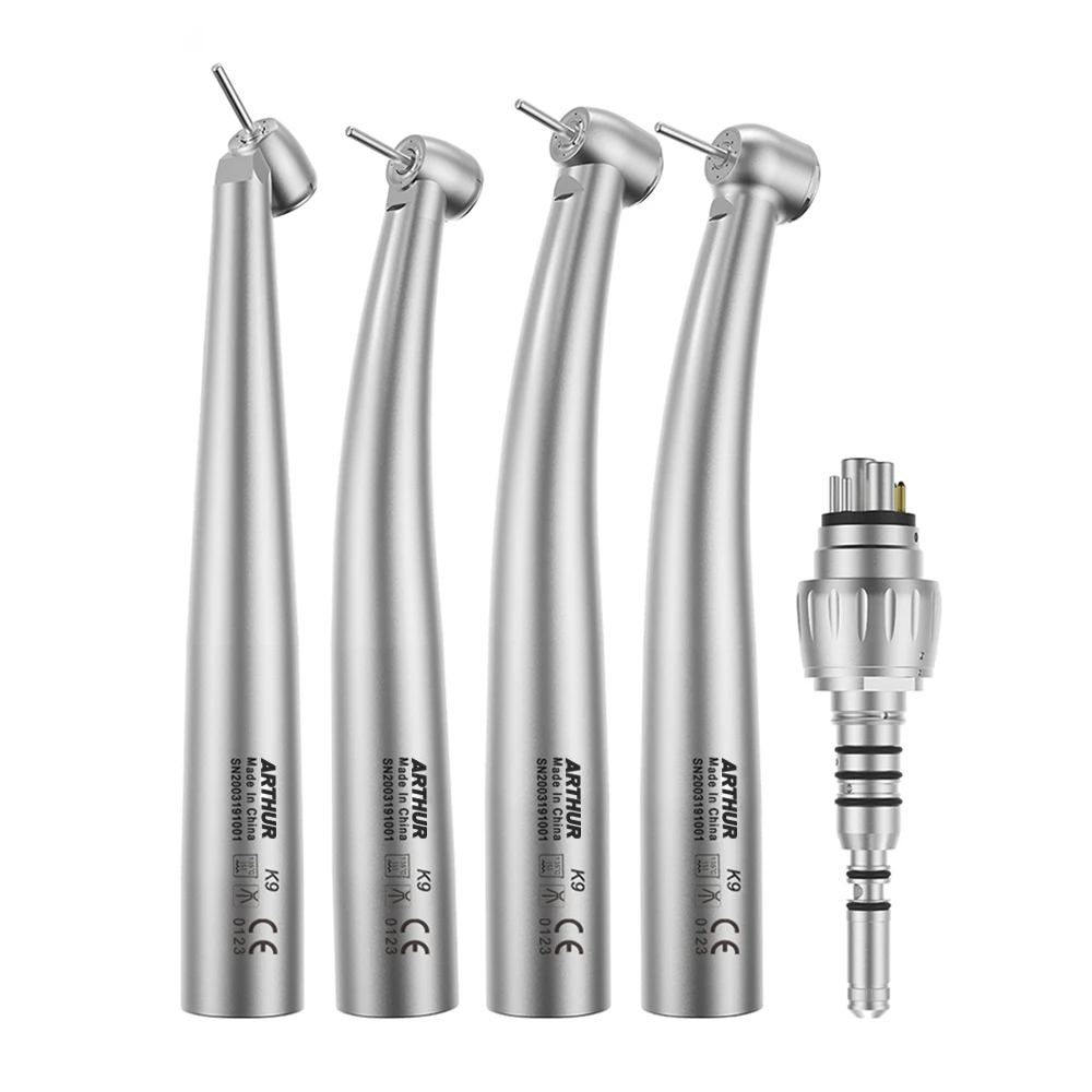 

ARTHUR Dental Turbine High Speed Handpiece Fiber Optic Multiflex Torque Mini K type 4 Point Spray Coupling