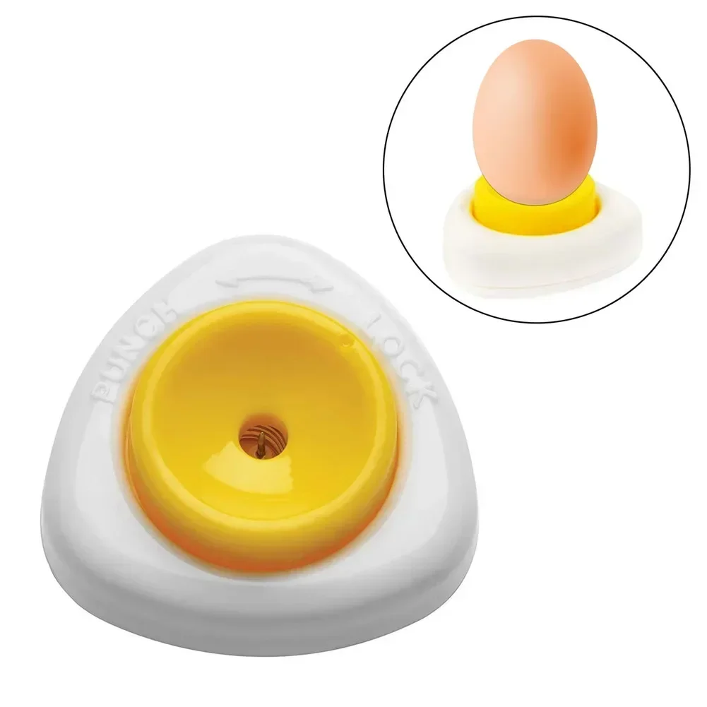 Plastic Creative Egg Piercer Pricker with Lock Easter Piercer Safety and Easily Craft DIY Maker Egg Dividers Egg Cooking Tools