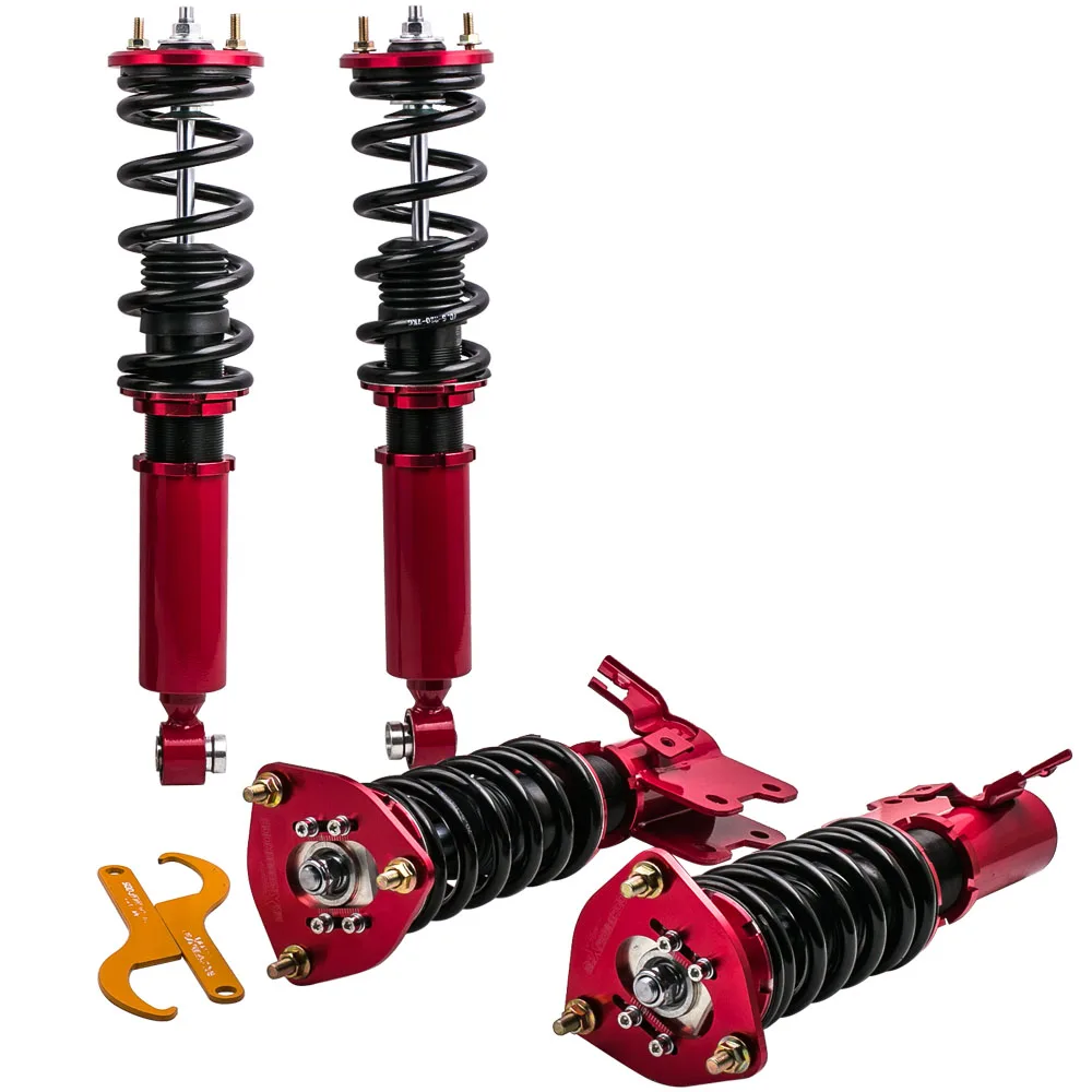 4x Adj. Height Coilovers for Nissan S13 Silvia 240SX 200SX 180SX Coilover Suspension Coilover Struts Shocks Absorbers Struts