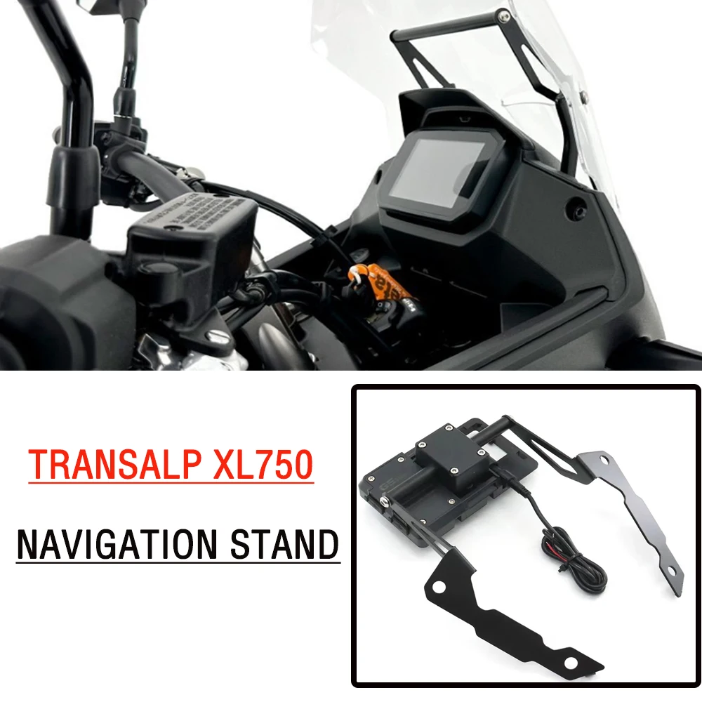 Transalp 750xl Accessoires Onderdelen Motorfiets Gps Navigatie Beugel Voor Honda Xl750 Transalp Telefoon Houder Standaard