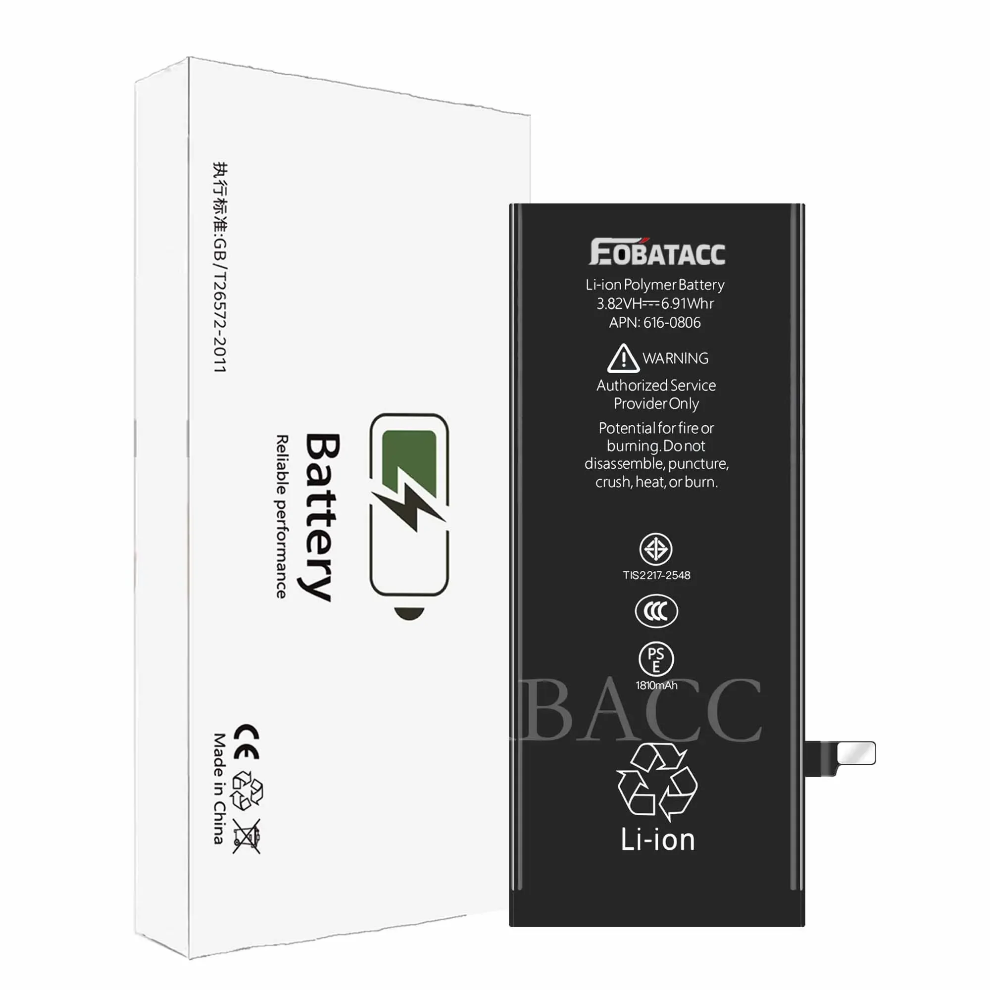 EOTABACC High Quality 100% Original Battery  For iPhone 6 6G A1549/A1586/A1589/A1522/A1524/A1593 Phone Battery+Tools