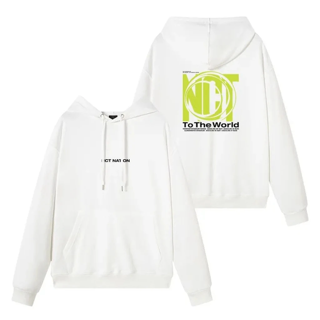 kpop ins Style Print Hoodie NCT NATION Women Men Autumn Sweatshirt Pullover Hoody Kpop Clothes For Youth Fans