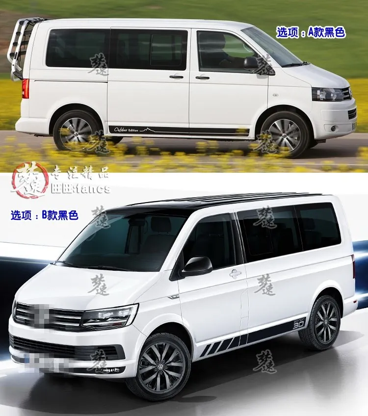 

New custom special car stickers FOR Volkswagen CARAVELLE T5 T6 T7 body decoration sports car film modified car decals