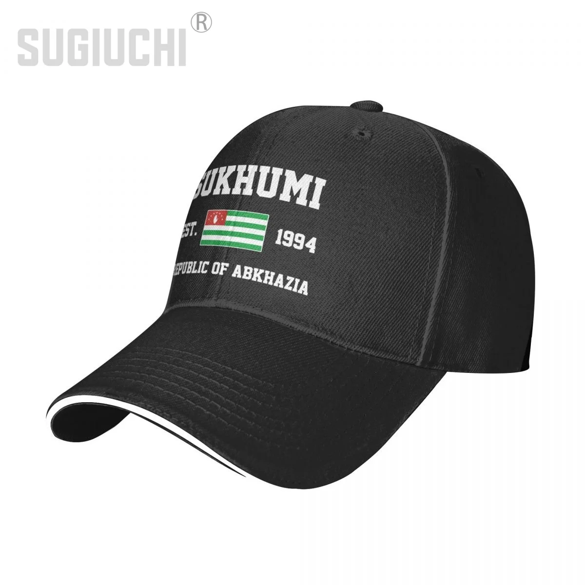 Baseball Cap Republic Of Abkhazia EST.1994 Sukhumi Capital Men Women Unisex Hip Hop Sandwich Caps Snapback Golf Hat Fishing