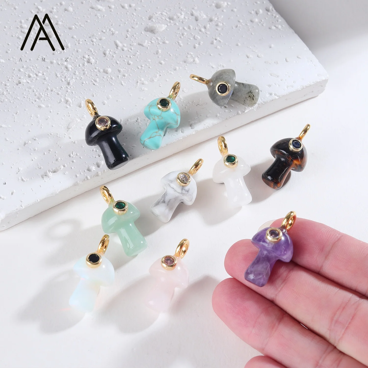 1/3/5/10 Stück Naturstein-Quar – Crystal Pendant Necklace Natural Stone Bewertung und Preis