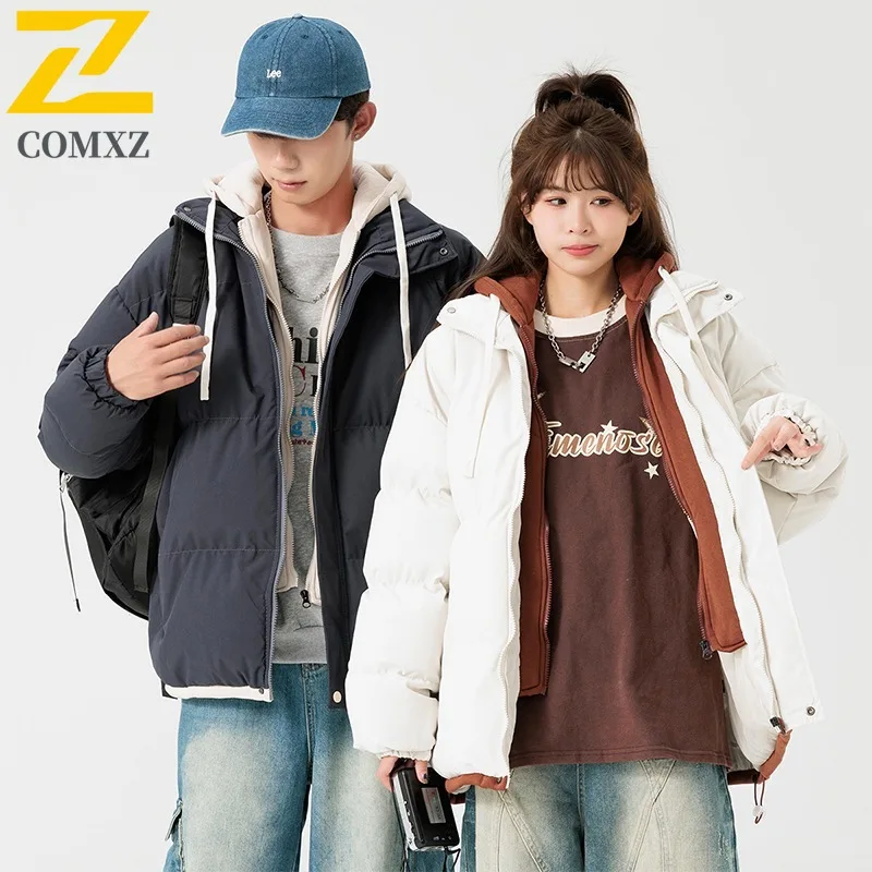 

COMXZ Padded Jacket Cold Proof Windproof Warm Korean Fashion Lightweight Snow Ski Bread Jacket New Winter Cotton-Padded Jacket