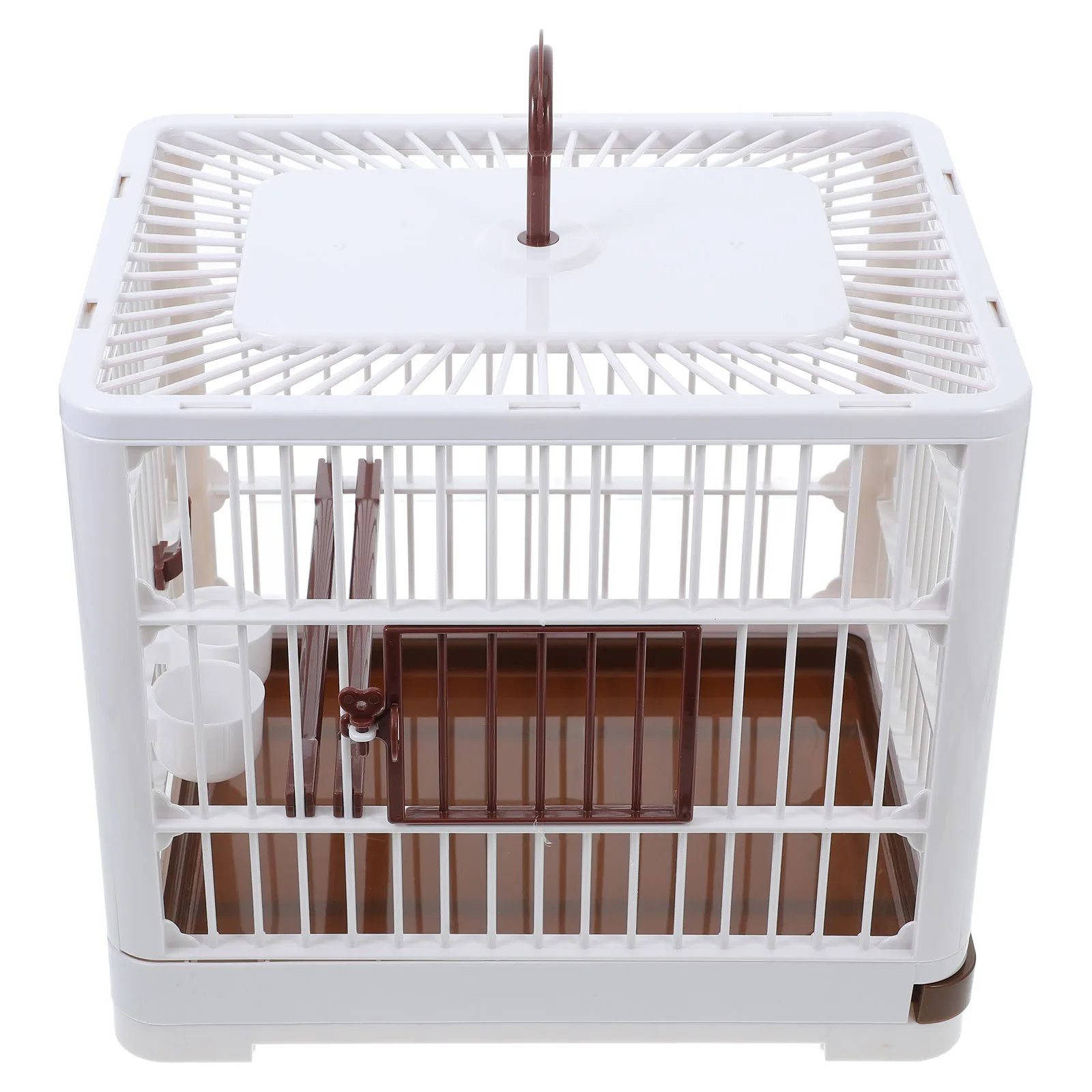 

Lightweight Portable Bird Travel Cage Durable Safe Comfortable Ventilation Easy Cleaning Ideal for Parrots and Other Birds