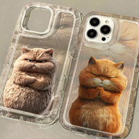 Haughty Cartoon Cat Phone Case For Samsung Galaxy S24 Ultra S23 S21 S22 FE S20 Plus Note 20 10 Pro A34 A54 A33 A53 Silicone Etui