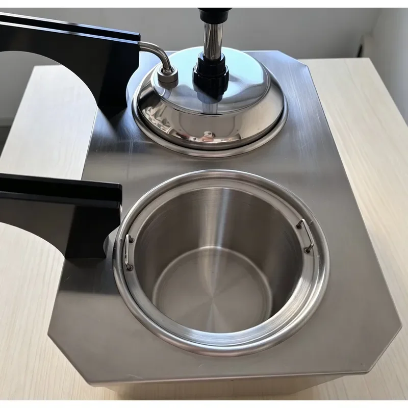 New Design Stainless Steel Sauce Dispenser Warmer With Pump for Catering Restaurant