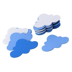 24pcs EVA Clouds Wall Sticker Decoration for Kindergarten Classroom DIY Crafts