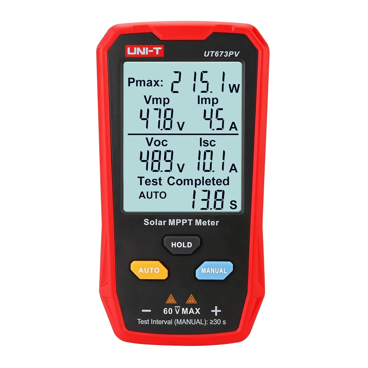 UNI-T MPPT وحدة الضوئية أقصى قدر من اختبار الطاقة UT673PV الجهد والكشف الحالي صيانة الألواح الكهروضوئية