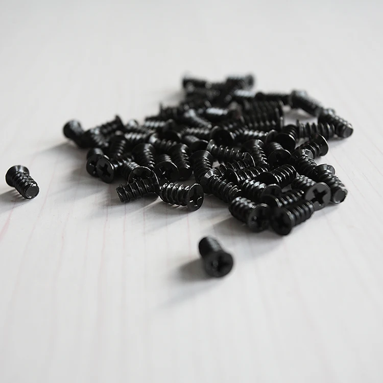 30PCS Black Computer PC Case Cooling Fan Durable Screw For Fans 60mm 80mm 120mm